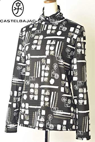 ゴルフ レディース カステルバジャックスポーツ ブラック 99 B07q6bnl41 ハイネックインナーシャツ トップス M 40 シャツ 大量入荷