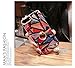 iPhone 7 Case, Luxury Hybrid Bling Glitter Diamond Soft Silicone Gel Rubber Beauty Shiny Sparkling Cute Protective Cover Case for Girls with Ring Stand Holder (Triangle)