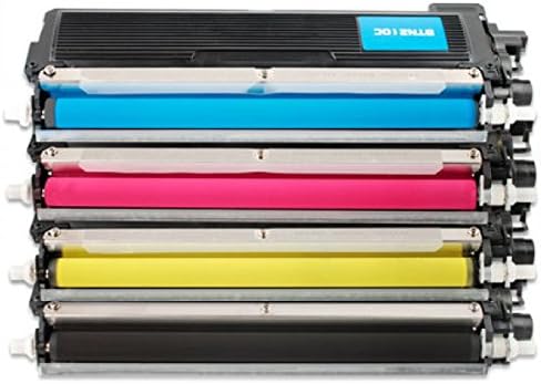 HQ Supplies Compatible Replacement for Brother TN210 Toner Set BK/C/Y/M for Brother DCP9010CN HL3040CN HL-3045CN HL-3070CW HL-3075CW MFC-9010CN MFC-9120CN MFC-9125CN MFC-9320CN MFC-9320CW MFC-9325CW