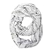 Wrapables® Lightweight Musical Notes Infinity Scarf, White