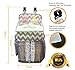 Playard Hanging Diaper Caddy Organizer for Newborn Baby Essentials, Store Lotion, Wet Wipes | NEW UPDATE 2018 - Fit for Hanging on All Playards | Baby Diaper Caddy Nursery Storage Bin