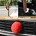 Mak Tools Christmas Reindeer Antlers Car Decoration Kit with Jingle Bell Brown, Large