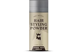 Striking Viking Hair Powder for Men - 0.7 oz, Vanilla Scent, Strong Hold - Texture & Volumizing Powder for Root Lift & All Hair Types - Paraben Free