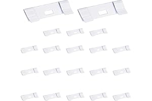 ACCENCYC 20 PCs Vertical Blind Repair Vane Metal Tabs Replacement Fixer Kit for Slats