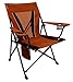 Kijaro XXL Dual Lock Portable Camping Chair - Supports Up To 400lbs - Versatile Folding Chair for Outdoors, Sports, Lawn & More - Victoria Desert Orange