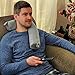 Twist Memory Foam Travel Pillow - Comfortable & Adjustable Neck Pillow for Traveling with Soft Washable Velvet Cover, Eye Mask & Earplugs - Long Flight Essentials | for 360° Neck Support, Chin, Lumbar
