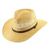 HAVANA Fedora Vented Panama Outback Straw Hat Ultrafino