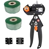 YEME Professional Garden Fruit Tree Prune Shear Snip Grafting Cutting Tool with 2 Extra Blades and Grafting Tape