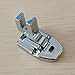 HONEYSEW Concealed Invisible Zipper Foot 7306AL Sewing Machine Low Shank Presser Foot for Home Sewing