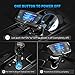 VicTsing (Upgraded Version) Bluetooth FM Transmitter, Wireless Radio Adapter Hands-Free Car Kit with 1.7 Inch Display, QC3.0 and Power On/Off Switch, Dual USB Ports, U Disk, TF Card MP3 Player
