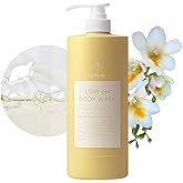 laferme Low pH balanced Gentle Korean Body Wash with Natural & Organic Ingredients, Hypoallergenic for Sensitive Skin, Moisturizing & Hydrating for Dry Skin, For Women & Men, 33 Fl Oz, Pear & Freesia
