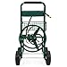 Best Choice Products 300ft Water Hose Reel Cart w/ Basket for Outdoor Garden, Heavy Duty Yard Water Planting - Green