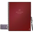 Rocketbook Multi-Subject Reusable Smart Notebook, Letter Size 8.5x11, Maroon - Lined Pages, Contains Dividers for School Subject Notes, App-Connected, Erasable, Durable Cover, Ideal for Class Notes