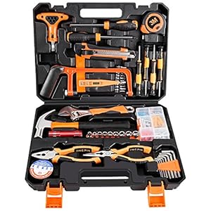 ZOTO【第三世代】 工具セット　ホームツールセット 作業道具セット ガレージツールセット ツールキット 家庭修理&作業用 100点