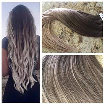 Amazon Com Full Cuticle Remy Hair Extensions Seamless Tape