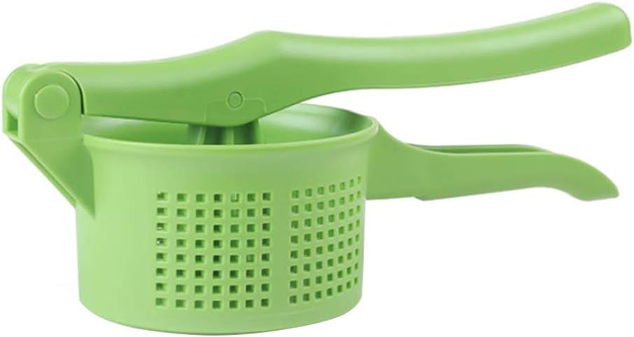 Yarnow Plastic Potato Ricer Manual Fruits Vegetables Mash Presser Juicud Hand Toolr Kitchen Gadget Green