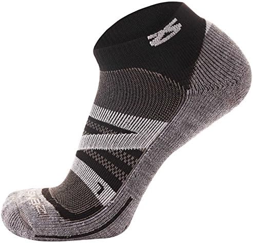 ZensahWool Running Socks - Soft Cushioned Merino Wool, Moisture Wicking, Anti-Blister - Athletic Socks, Trail Socks