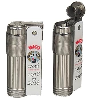 IMCO Feuerzeug Super-Triplex Oil white 100 Anniversary