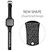 For Fitbit Blaze Bands with New Metal Frame,Austrake Replacement Leather Slim Straps with Stainless Steel Buckle for Fitbit Blaze Strap for Women Men,Black