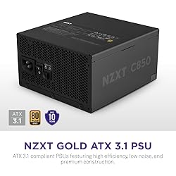 NZXT C850 Gold ATX 3.1 - Fully Modular Low-Noise PC