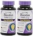 Natrol Biotin 5,000mcg Fast Dissolve, 90 Tablets (Pack of 2)