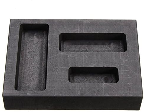 RFElettronica 1/4 1/2 1 Oz Silver Graphite Ingot Bar Combo Mold Melting Casting Refining Scrap
