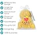 Real Sea Sponges for Babies - 4 Pk Bath Care Set, Gentle, Kind on Skin, for Bathing Washing Body Eyes & Ears, Also for Newborn Toddler & Kids; Baby Shower Spa Gift by Contented Infant