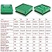 100 Holes Capsule Holder Plate, Capsule Filler Machine Tray,Manual Powder Filling Machine for Size 00 Pill Maker,(Green)