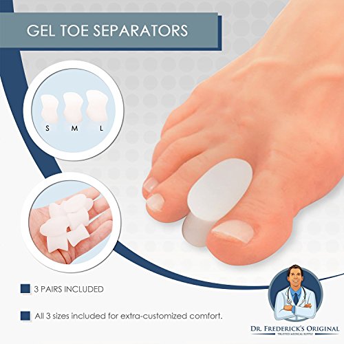 Dr. Fredericks Original 14 Piece Bunion Pad & Spacer Kit 7 Pairs of