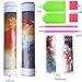 Standie 2 Pack 5D DIY Diamond Painting Set Full Round Drill Starry Cross Painting 5D Decorating Wall Stickers Decorating Cross Stitch Craft Painting Starry for Living Room ( 45 × 30 CM）