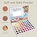 GLAZZI Eyeshadow Palette 63 colors Nudes Glitter Shimmer and Matte Make Up Palette With Mirror Highly Pigmented Profession Cosmetic Eye Shadow