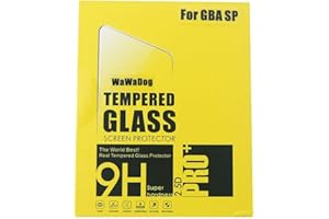 KOCAK GOLD Anti Scratch 9H Tempered Glass for Gameboy Advance Color for GB GBA SP GBC GBP Console Screen Protector Film Guard (for GBA SP)