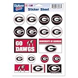 University Of Georgia Sticker Sheet 5x7