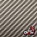 Hydrographic Film Carbon Fiber Weave Black and Clear Gray Transparent Background Twill Real Carbon Hydro Graphic Water Transfer Film Hydro Dipping Dip Demon