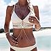 kingfansion Women Bikini Cross Harness Waist Belly Body Turquoise Chain Jewelry (Gold)