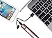 HomeSpot Charger, 5 Inches Short 2-in-1 8pin & Micro USB 8 Pin Compatible with iPhone 7 Plus 6S 5, iPhone SE, iPad 4 Air 2 Mini 4 3 iPad Pro (1 Pack - Black)