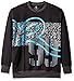 Rocawear Men's Big-Tall Script Long Sleeve Crew
