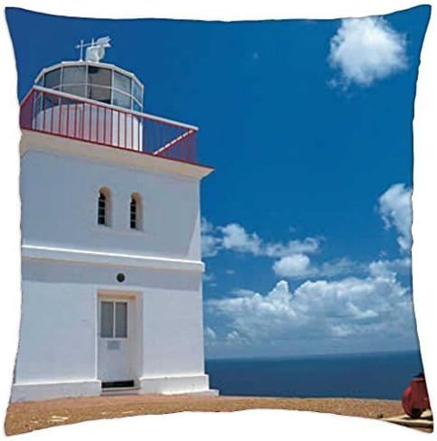 Kangaroo Island Lighthouse-Australia - Throw Pillow Cover Case (18" x 18")