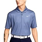Nike Men's Dri-FIT Tour Golf Polo Blue | Black | Slate (Stripes) Small