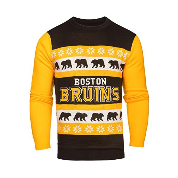 Boston Bruins One Too Many Light Up Sweater - Mens Extra Large