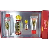 Ed Hardy Villain by Christian Audigier for Women 4 Piece Set Includes: 4.2 oz Eau de Parfum Spray + 3.0 oz Shimmering Body Lotion + 0.25 oz Eau de Parfum Spray + 6.0 oz All Over Body Spray