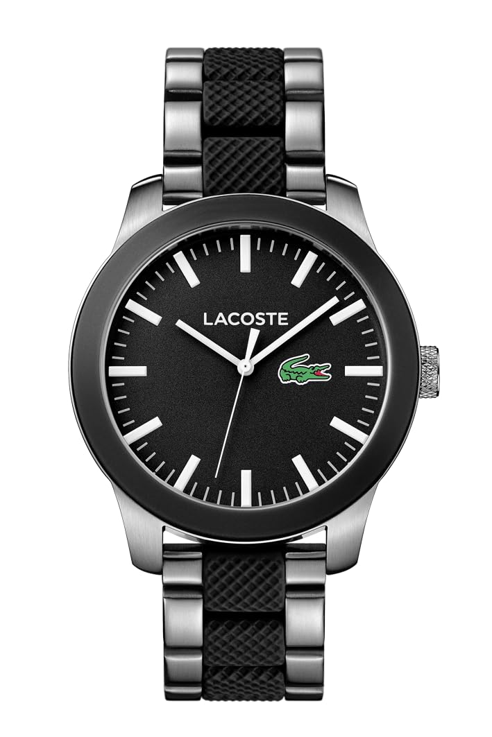Lacoste Analogue Quartz Watch for men with And silicone details Stainless Steel bracelet - 2010890