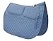 ECP Equine Comfort Products Contoured Correction Dressage Saddle Pad with Adjustable Memory Foam Shims, Quilted Poly-Cotton Design, Pressure Relief for Horses with Swayback or Muscle Loss