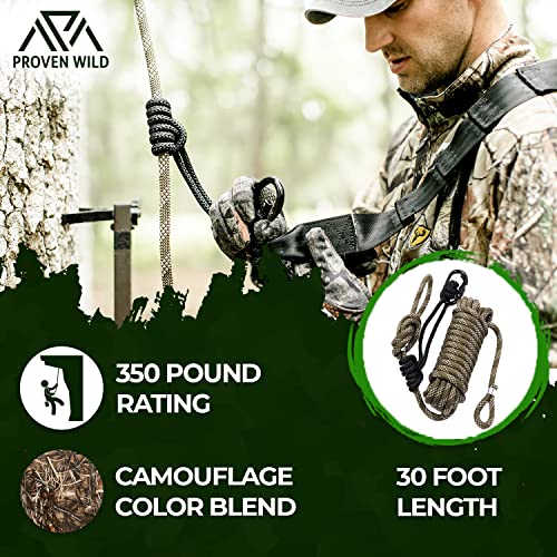 Safety Rope For Tree Stand 30ft Premium Treestand LifeLine Rope