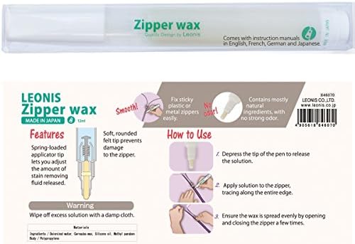 LEONIS 1 Zipper Wax for Gift/Promotional Novelties Complimentary Gifts Sales [84607 ]