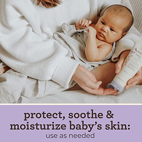 AVEENO BABY CALMING COMFORT BATH & BODY LOTION SET, NIGHTTIME BABY SKIN CARE PRODUCTS WITH NOURISHING OATMEAL PLUS RELAXING LAVENDER & VANILLA SCENTS, PARABEN- & PHTHALATE -FREE, 2 ITEMS