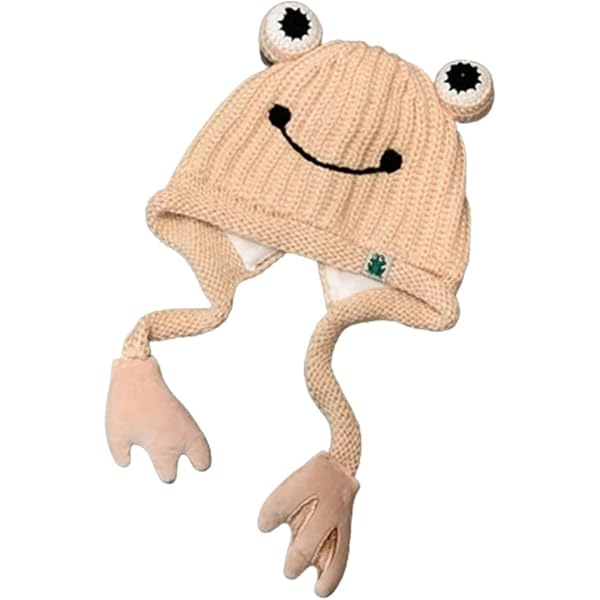 Japan Lolita Vintage Funny Frog Hat Beret Cap for Women  display picture 3