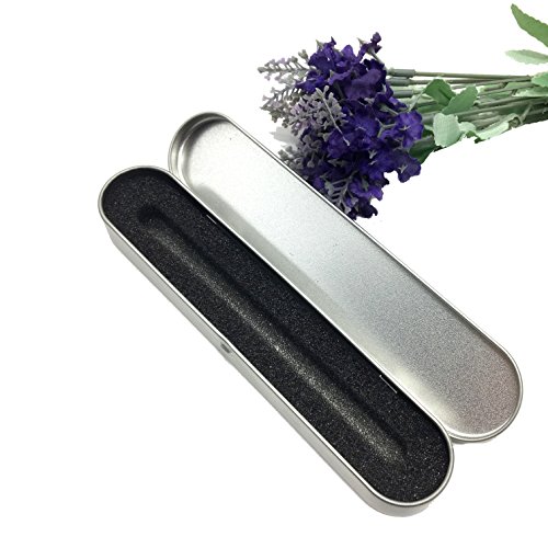 Rocinha 4PCS Metal Pencil Box Crystal StylusTouch Pen GiftTin Box Packaging Business Pen Box
