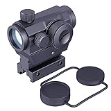 Dagger Defense DD22M1 Red and Green Dot Reflex sight for AR15, AK47, M4 - Red dot Gun optic and substitute for holographic scopes - Rifle optic for AR15 Pistol for Tactical, Hunting or Air Rifles