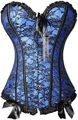 Socluer Women's Push up Boned Overbust Corset Bustier Bodyshaper Top